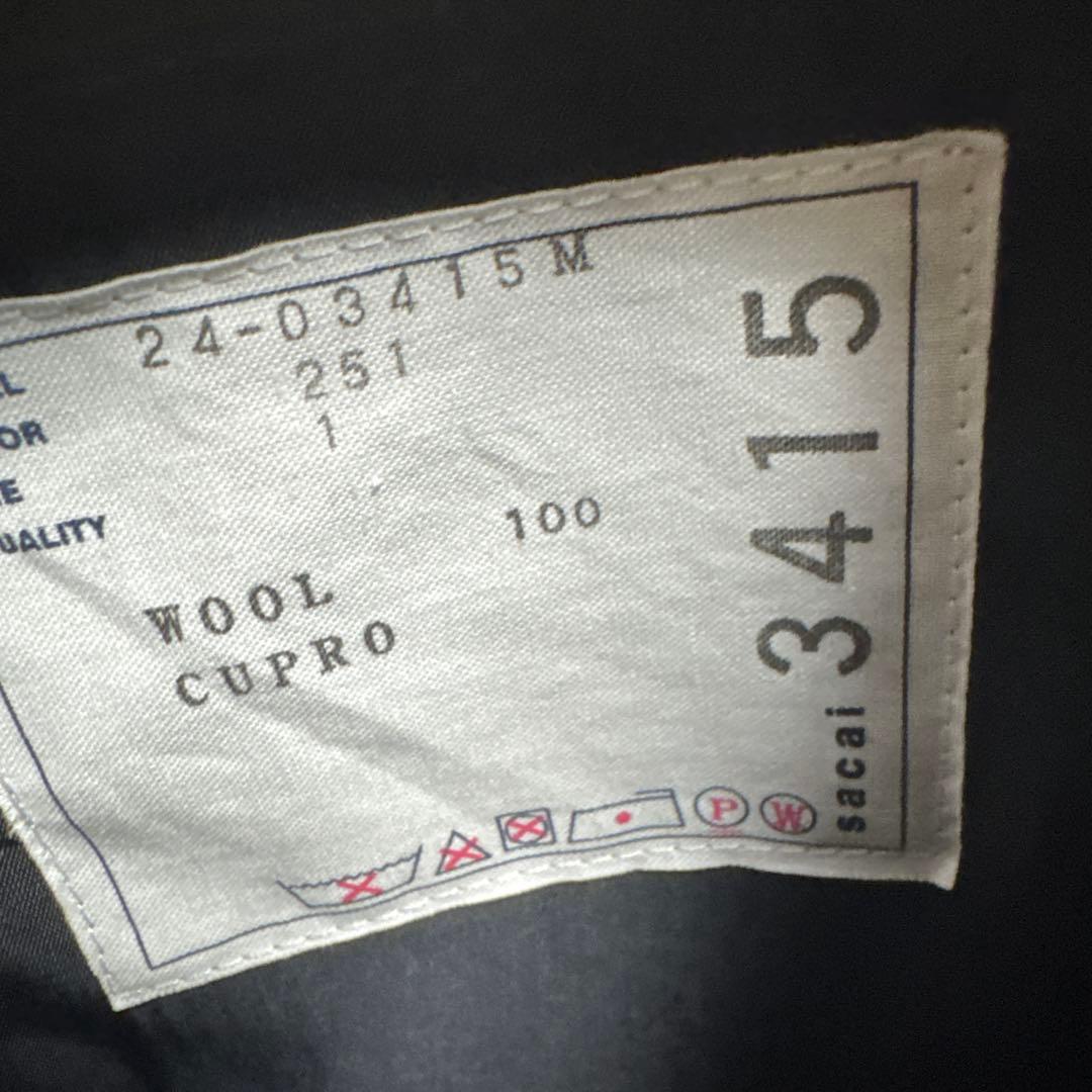 sacai ウールメルトン