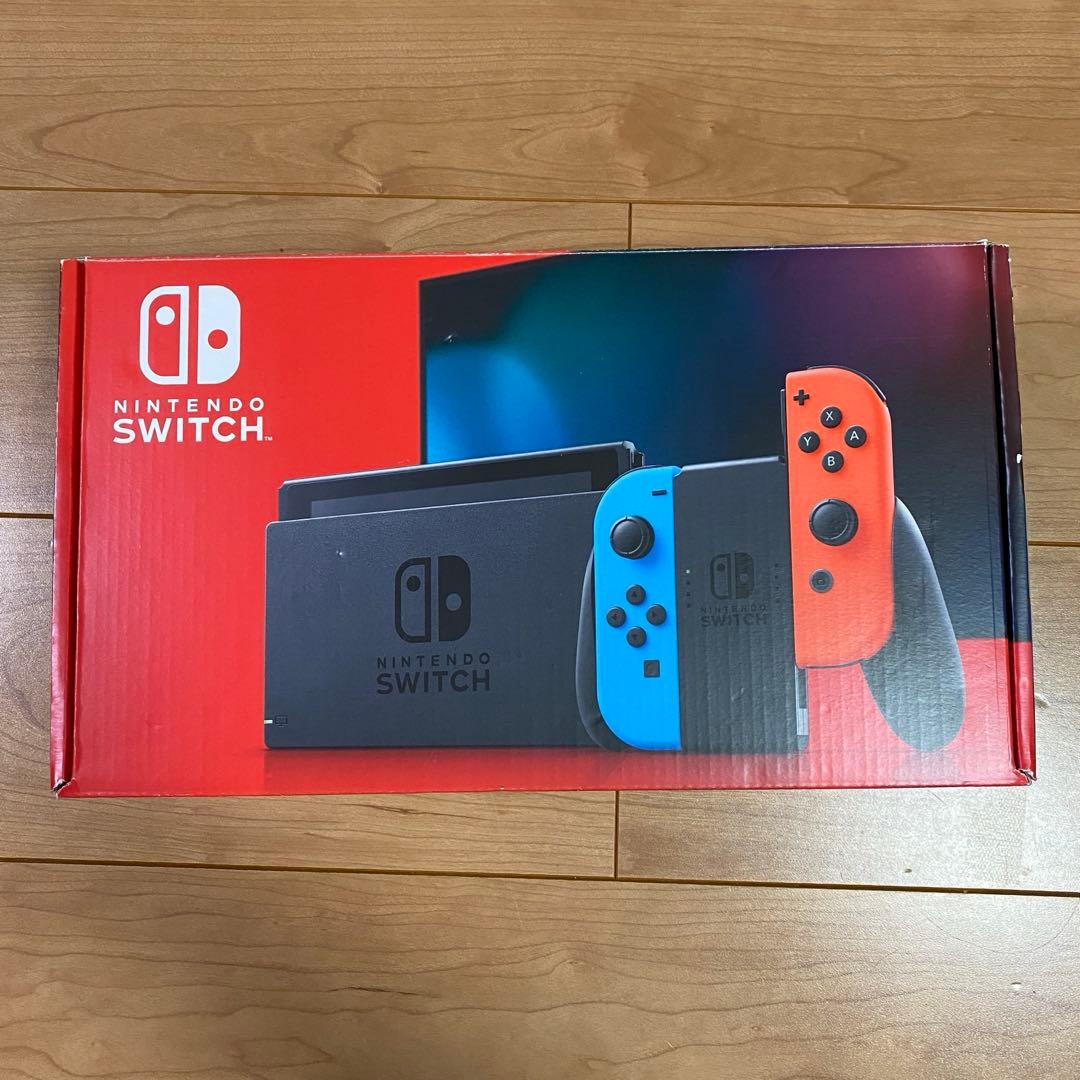 任天堂スイッチ本体 箱あり 動作OK ジョイコン赤赤