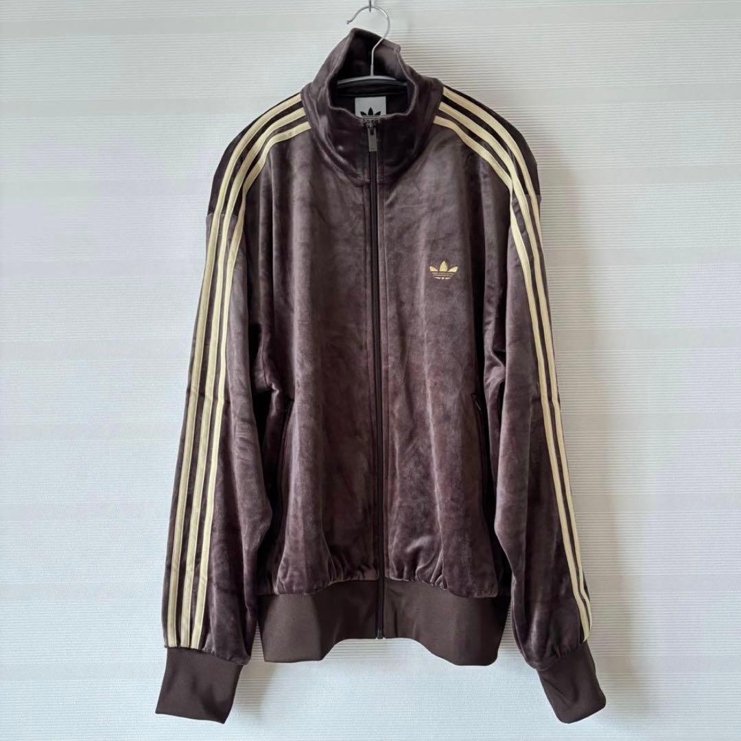 adidas ファイヤーバード トラックトップ ベロア L