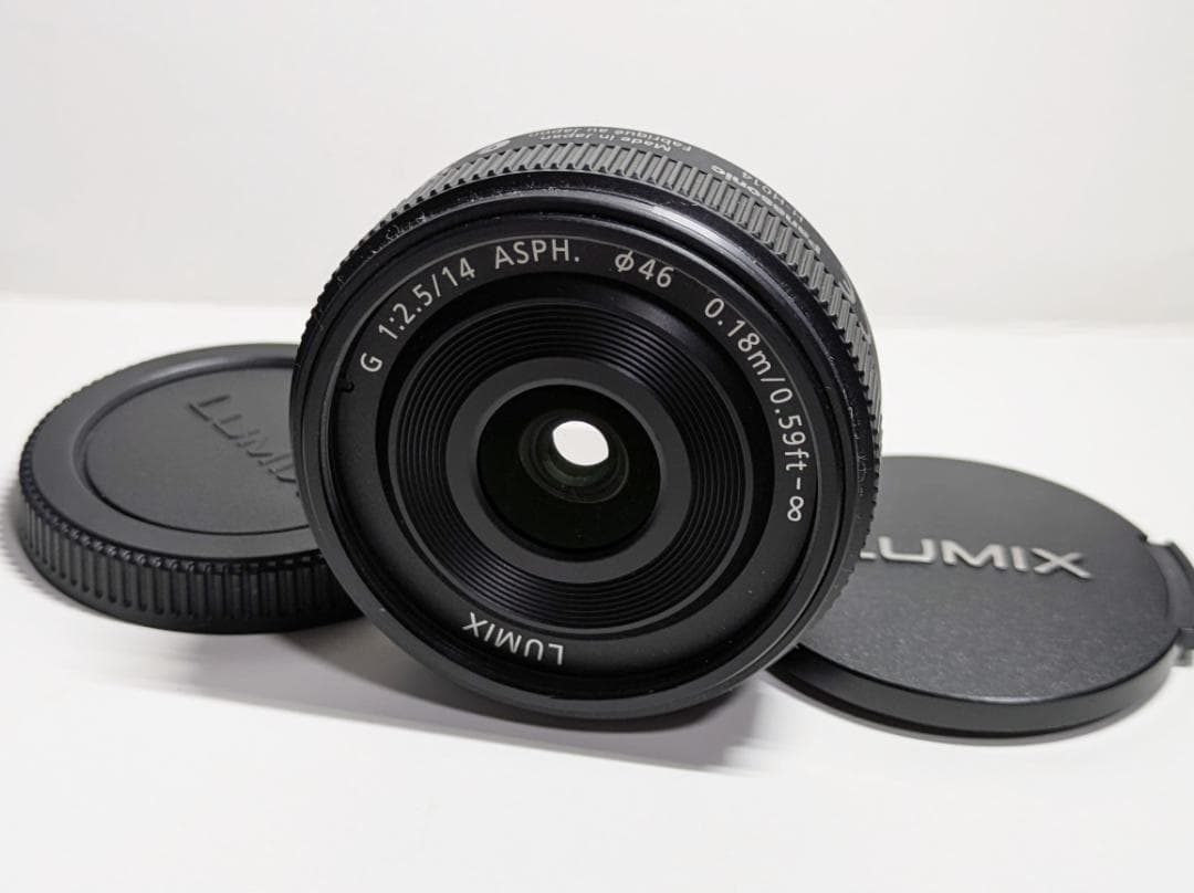 パナソニック H-H014 パンケーキレンズ 14mm f2.5 LUMIX G