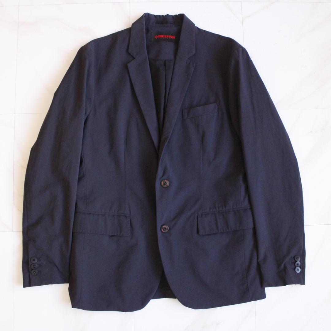 BRIEFING テーラードジャケット Mサイズ ネイビー 本切羽