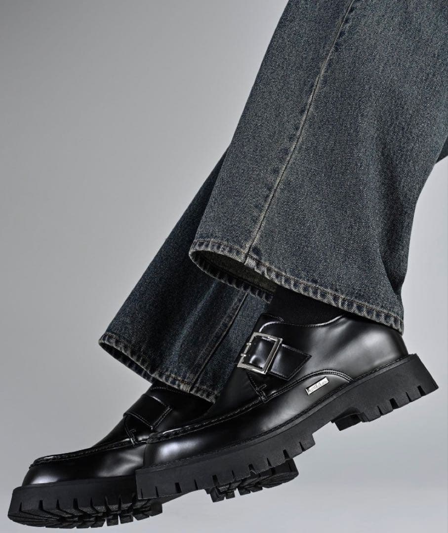 ADRER Chunky Hybrid Loafer シルバーバックル　Mサイズ