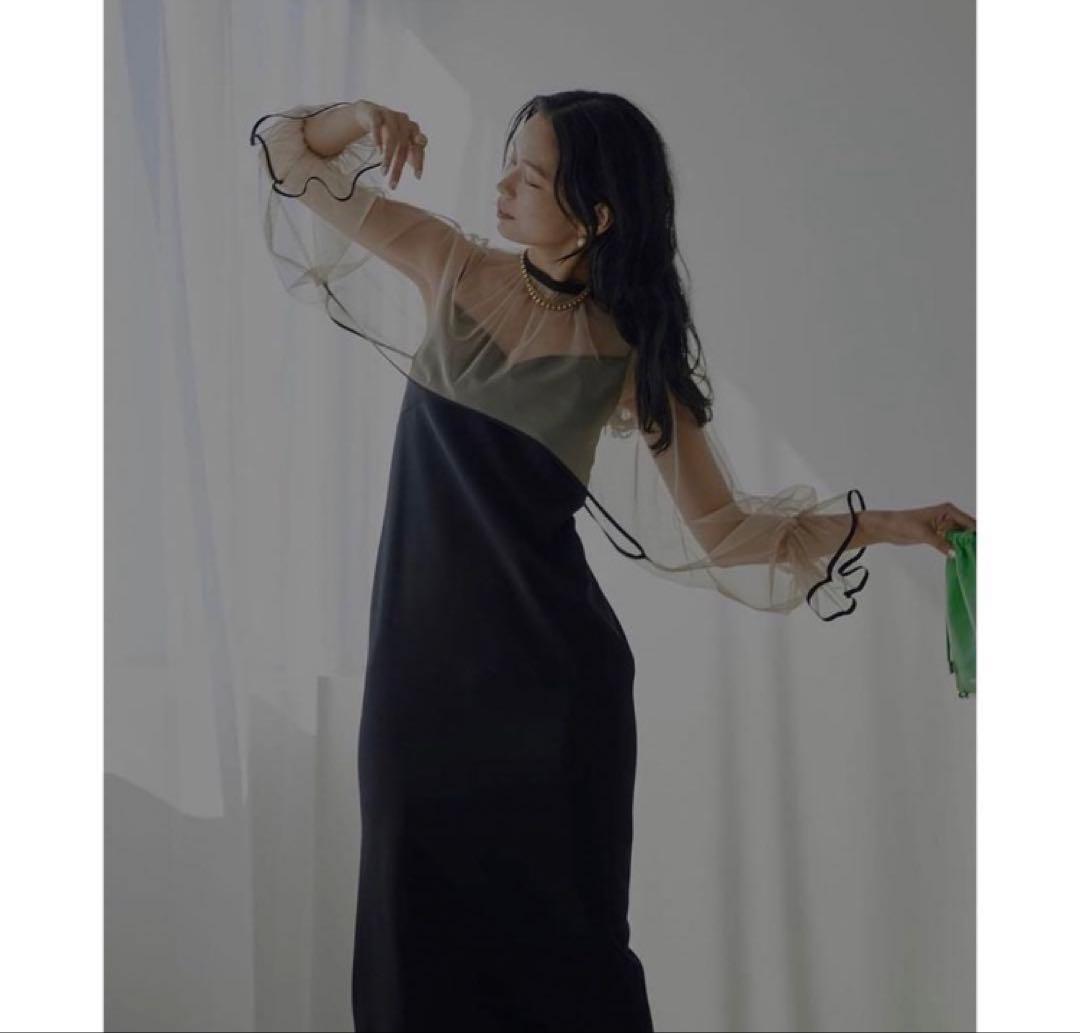 ワンピース Ameri MANY WAY AIRY VEIL DRESS