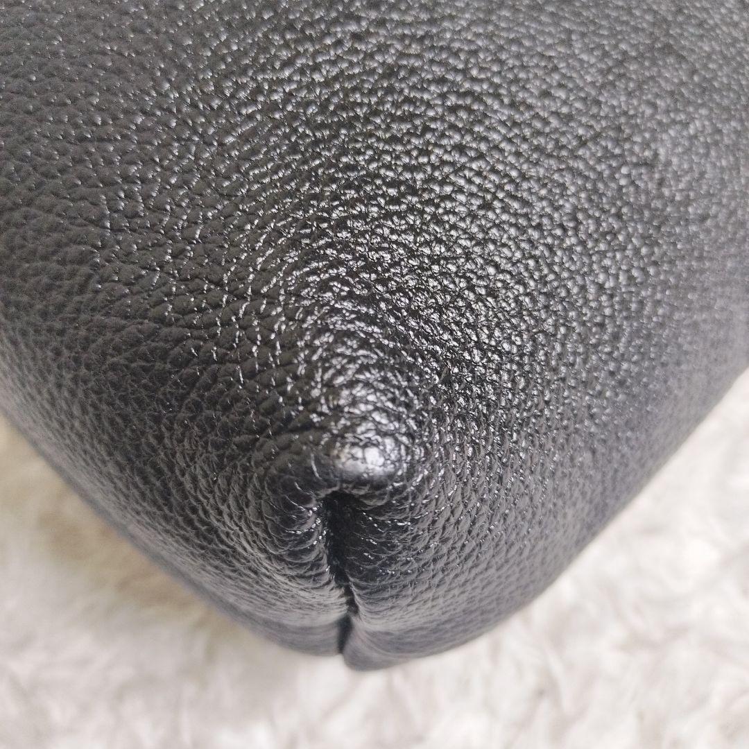 美品 フルラ ソフィー 2way ショルダーバッグ ブラック ハンド 金具ポーチ