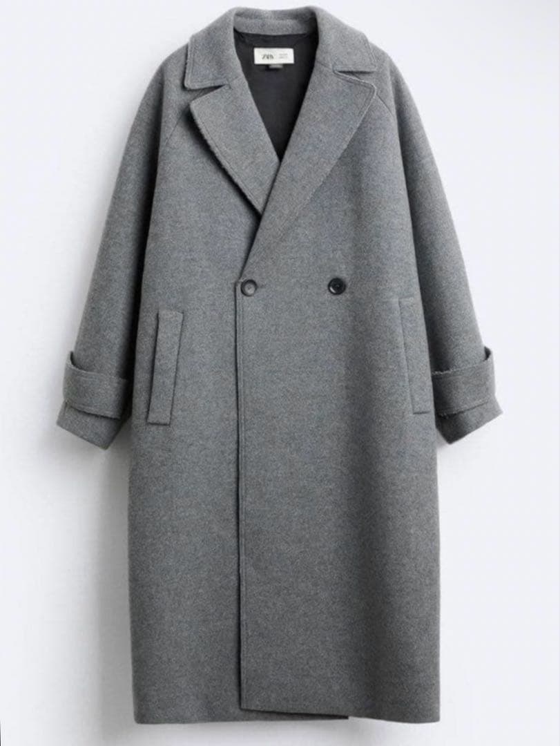 未使用　ザラ　メゾンスペシャル　チェスターコート　グレー