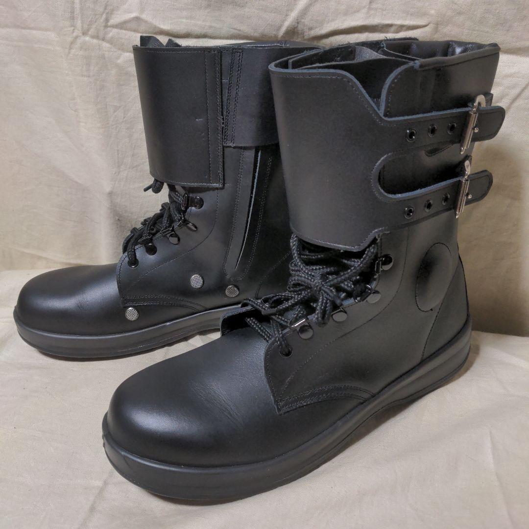 シモン製　警官　警備靴 出動靴 　半長靴　個人装備　新品未使用　通気孔　26.5
