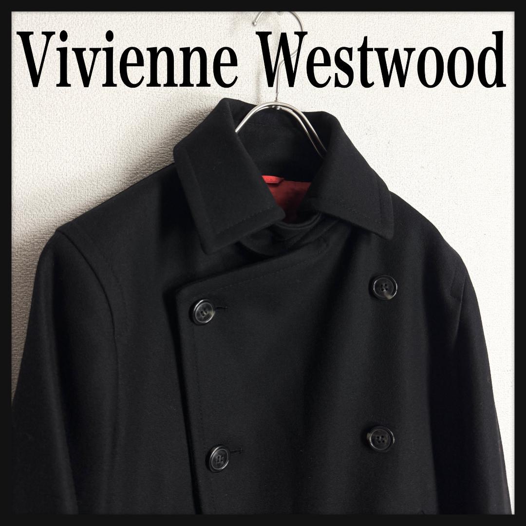 【美品☆高級モデル☆スクイグル柄☆】ヴィヴィアン ウールジャケット