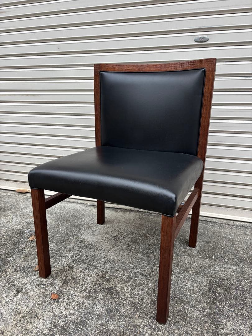 ミキモク　MIKIMOKU　ダイニングチェア　レザー　美品