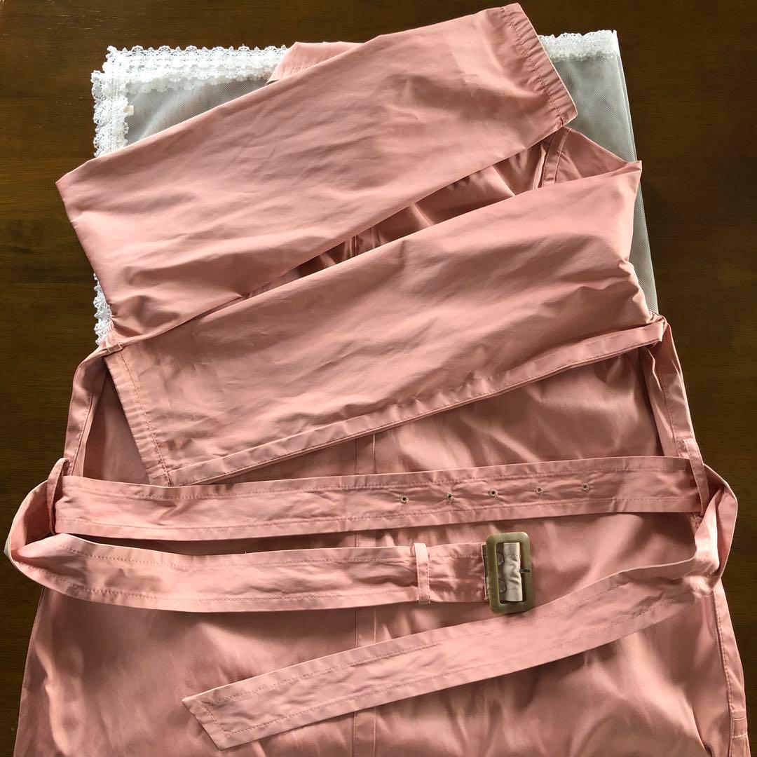 新品　ピノーレ　ステンカラー　リバーシブル　ハーフ　コート　バイカラー　L