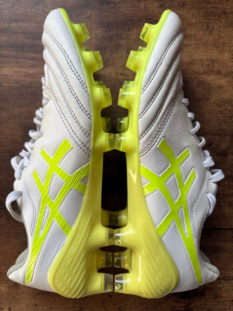 asics DS LIGHT X-FLY5 サッカーシューズ ホワイト/イエロー