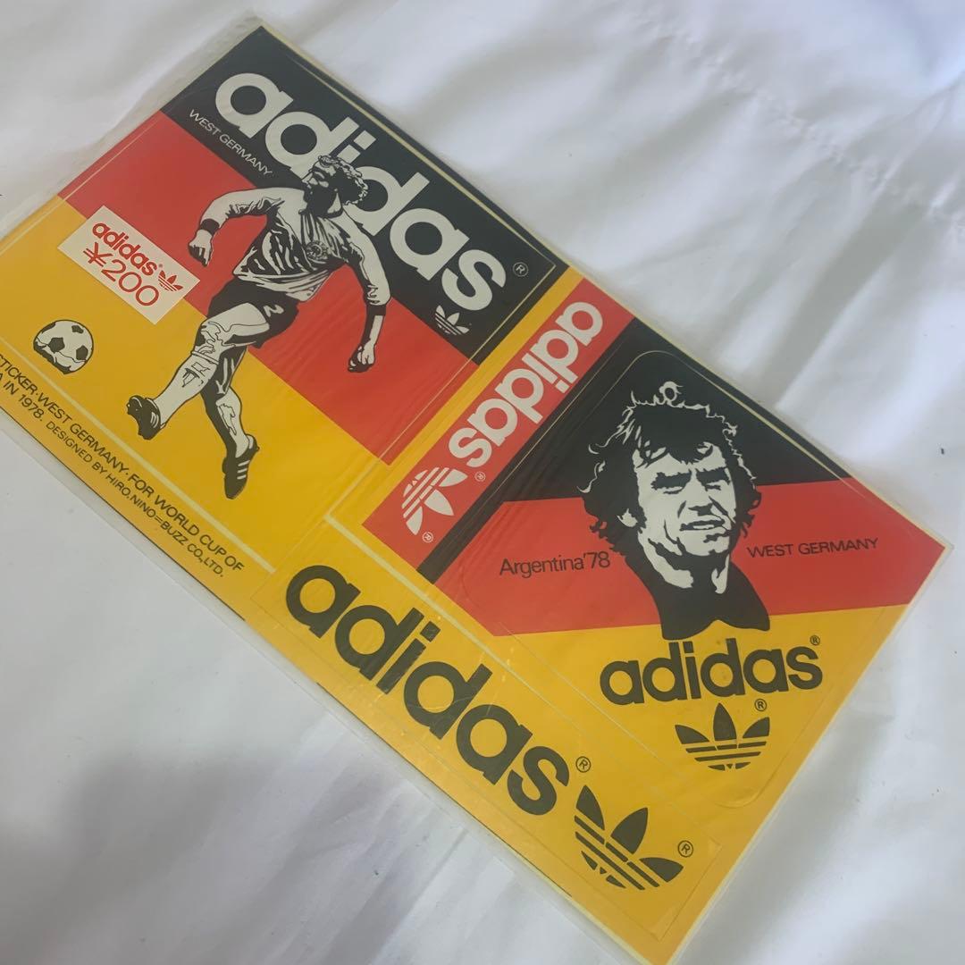 新品ヴィンテージ1978adidasステッカーベルティフォックツ　ゼップマイヤー