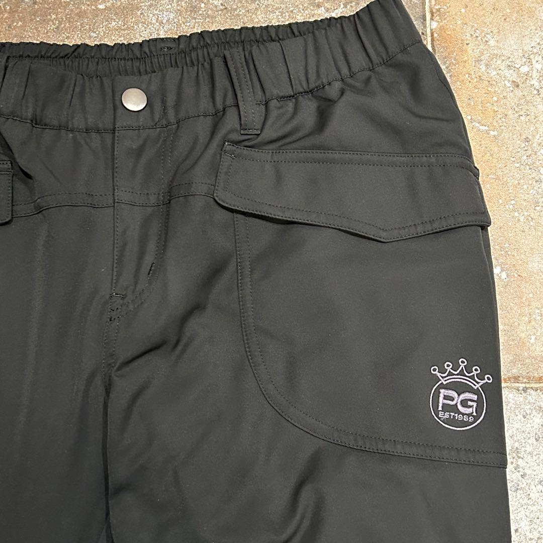 PEARLY GATES 蓄熱 ロゴ プリント　パンツ　ストレッチ　サイズ1