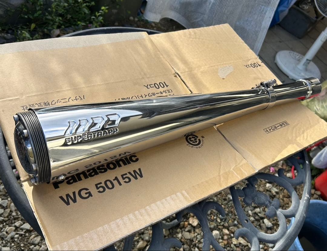 SR400 スーパートラップマフラー　最終値下げ