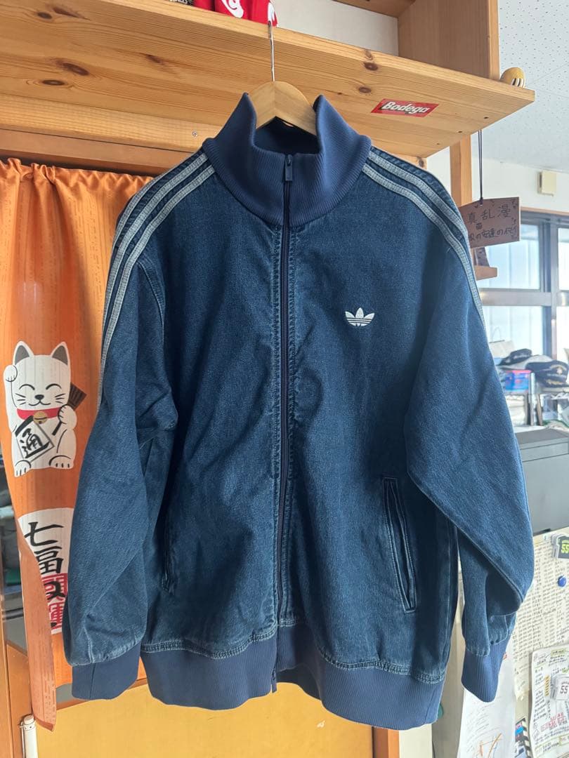 トップス adidas DENIM BLUE FIREBIRD TRACK 3XL