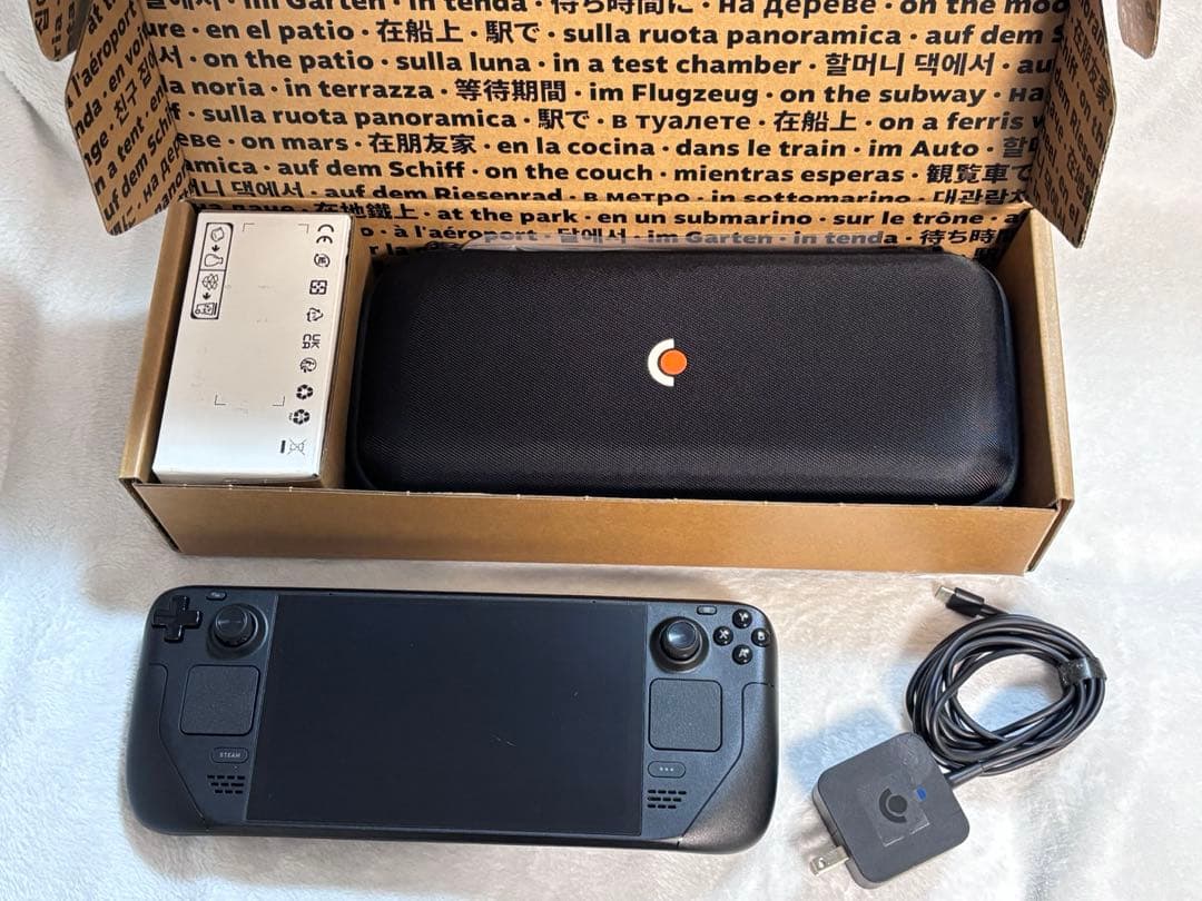 【美品】Steam Deck OLED 512GB ケース付き箱あり