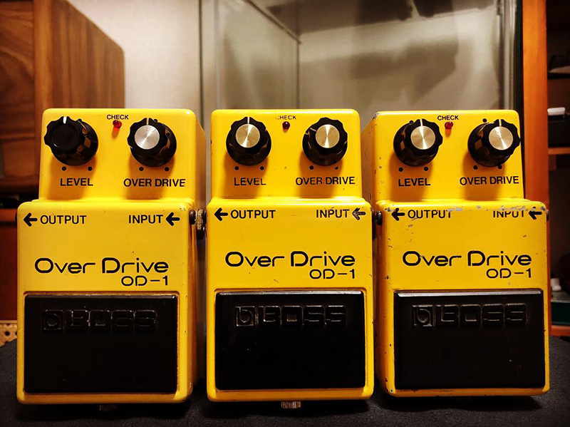 BOSS OD-1をレビュー！初期型を含む年代やシリアルナンバー別に比較