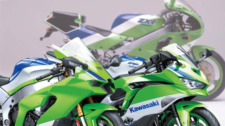 速報】Ninjaの40周年記念!! 「ニンジャZX-10R」と「ニンジャZX-4RR」に