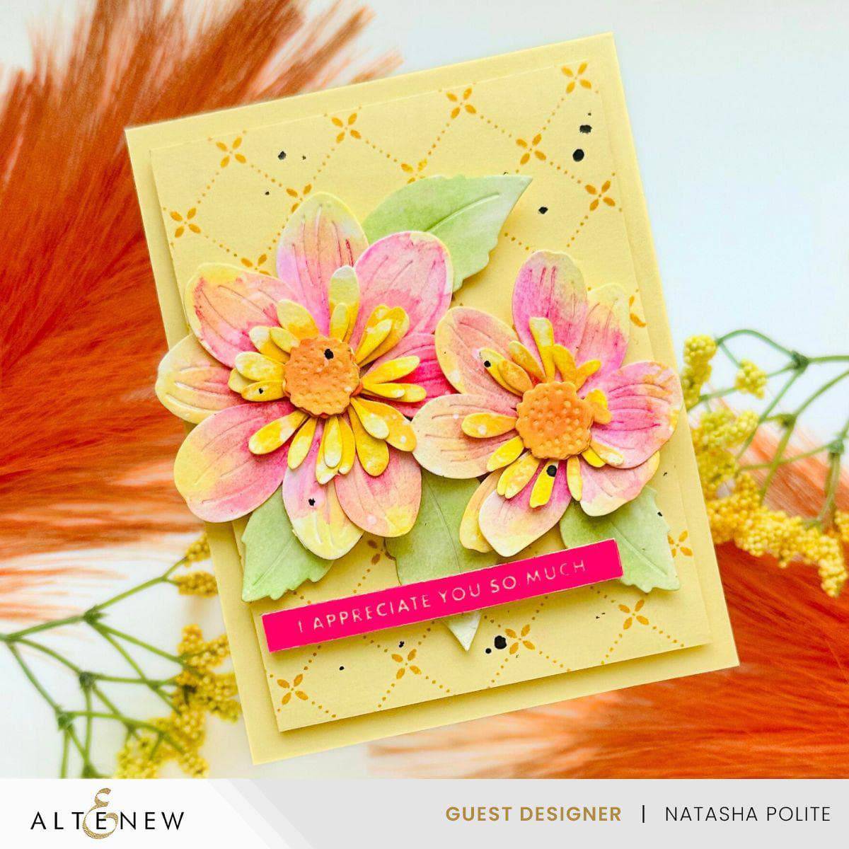 Craft-A-Flower: Dahlia April Heather Die Set | Altenew