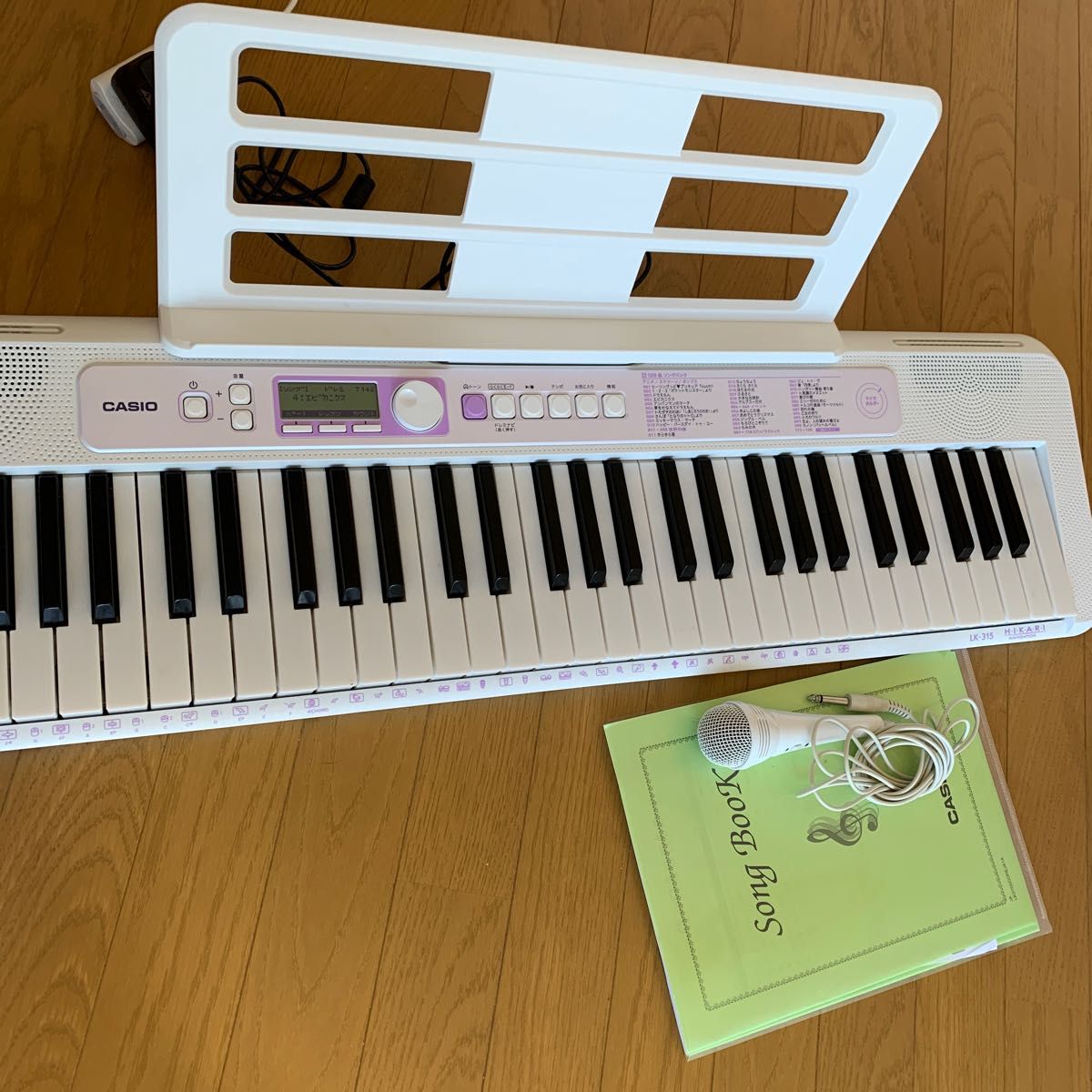 CASIO 光ナビゲーションキーボード(ホワイト)LK-315(美品)｜Yahoo
