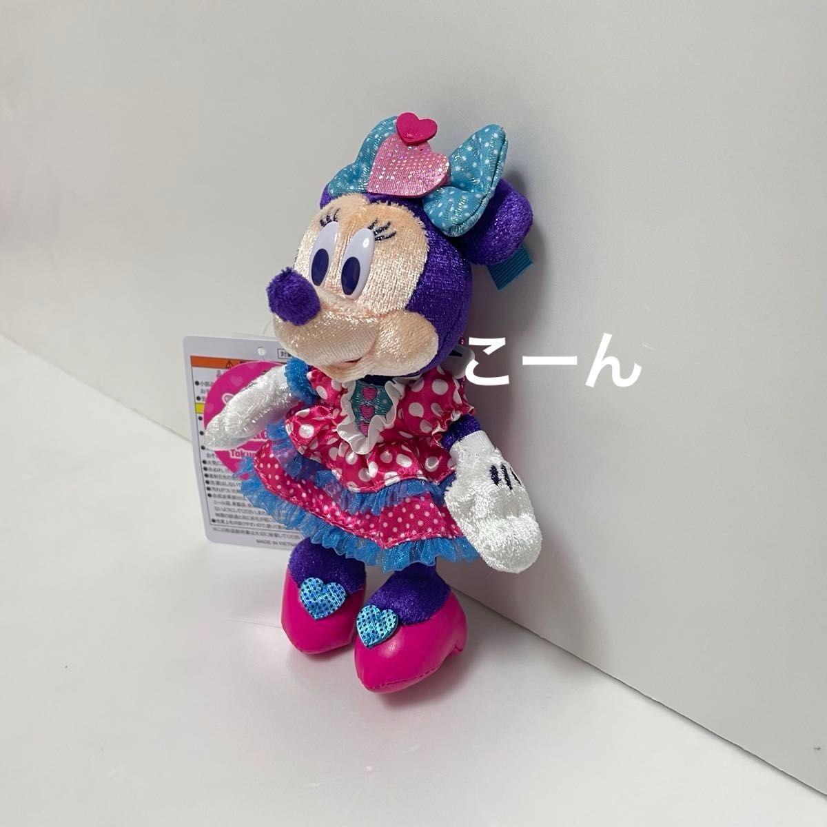 ディズニー パルパル ミニー ぬいぐるみバッジ ぬいば ミニーのファン
