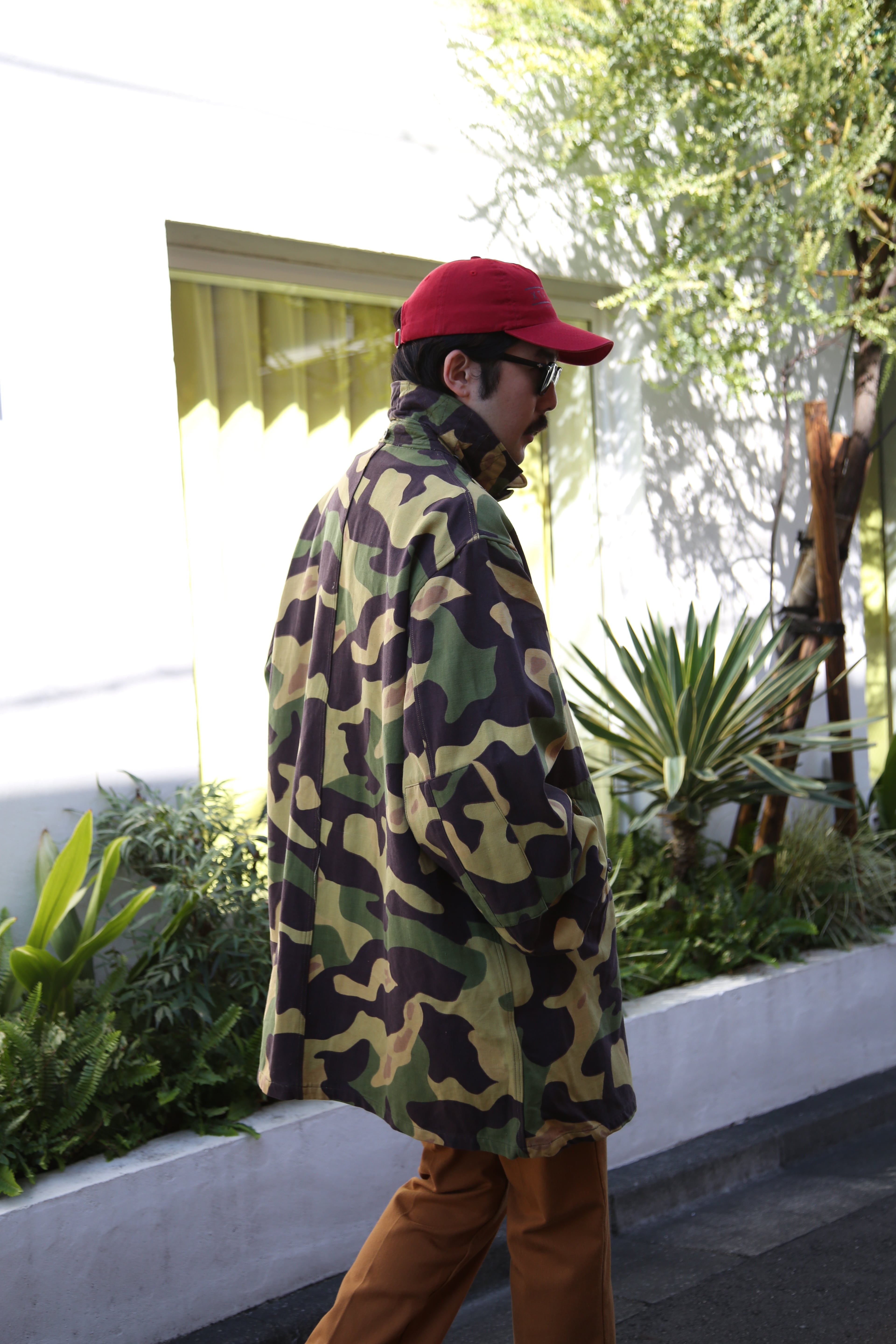 60s Salamander Camo Coat | the Holic vintage clothing