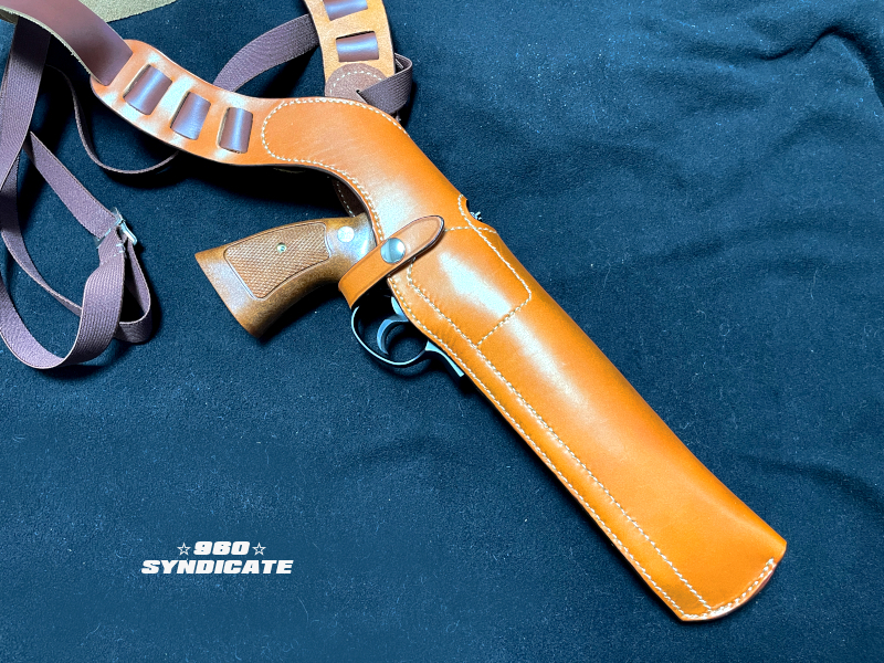 製作予約受付】ダーティハリー後期タイプショルダーホルスター6.5