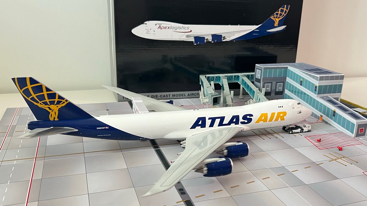 Atlas Air 747-8F, 1:200 Diecast Model | Unboxing | Gemini Jets 1