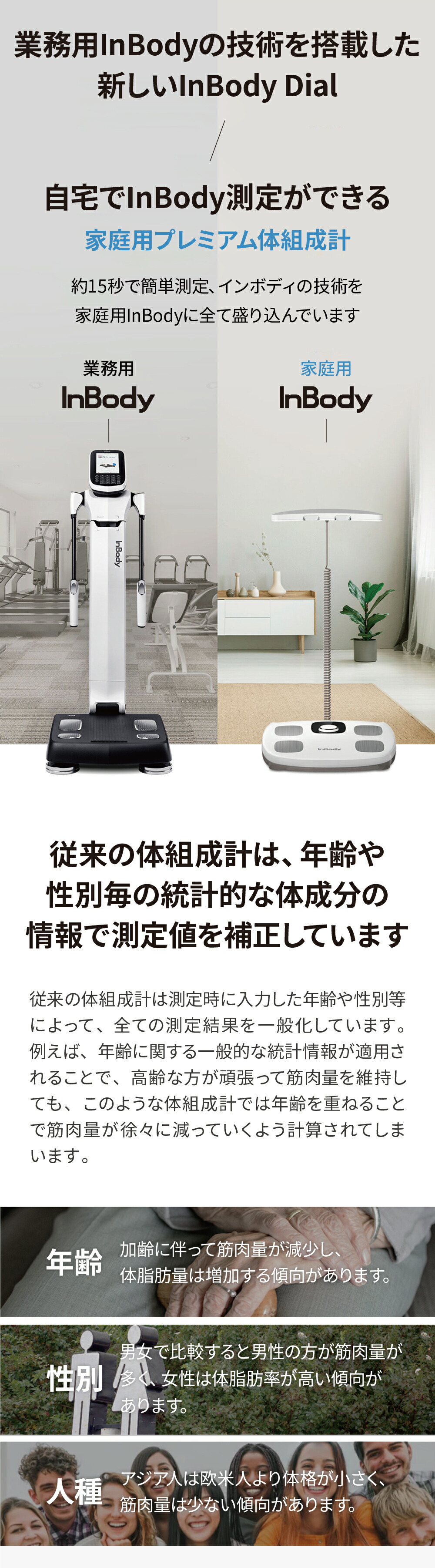 楽天市場】インボディInBody InBodyDial 体組成計 公式 年齢・性別
