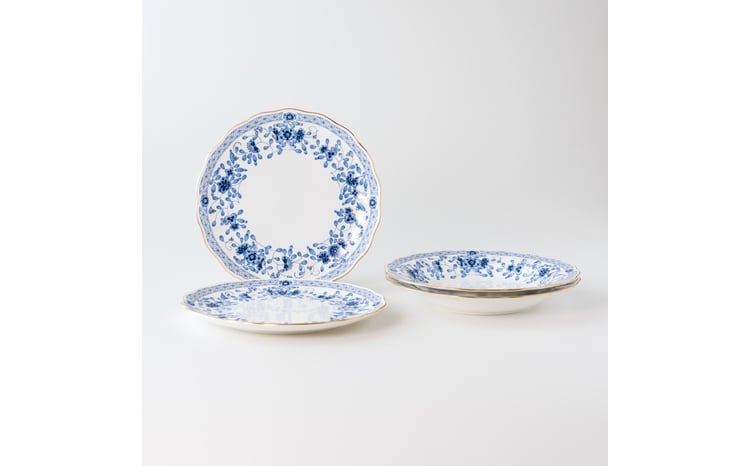 食器 皿 ミート皿 リムスープ皿 23cm ペア セット NARUMI ナルミ 鳴海