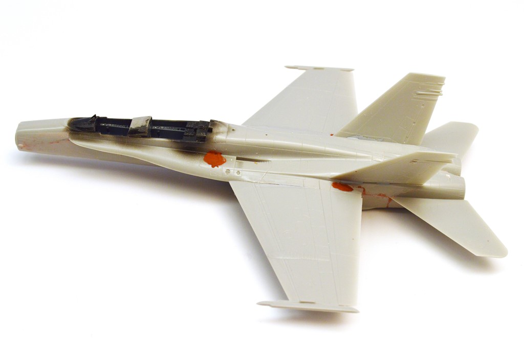 Hasegawa McDonnell Douglas F/A-18D Hornet Build in 1/72 Scale