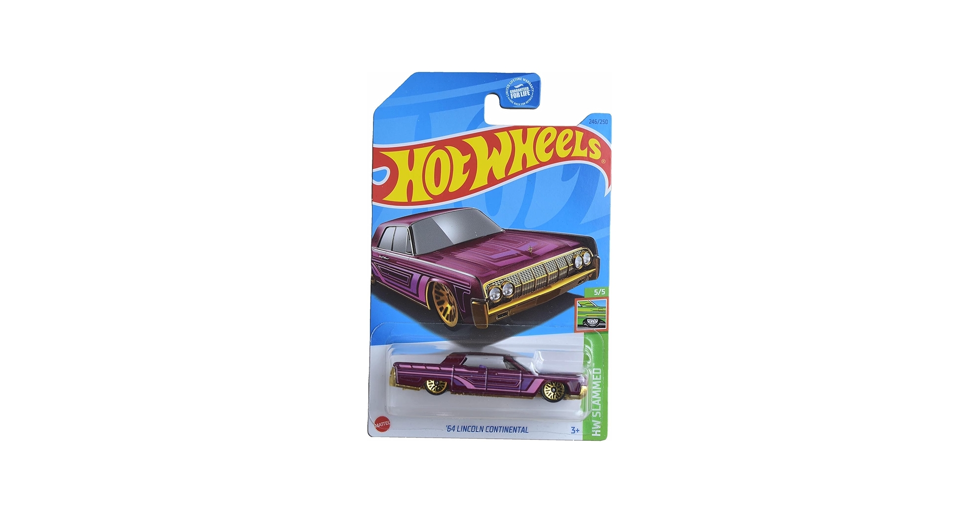 Amazon.com: Mattel Hot Wheels '64 Lincoln Continental, HW Slammed