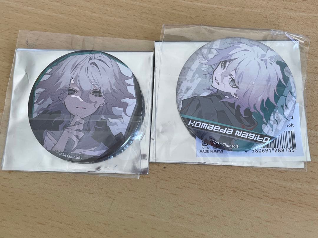 ダンガンロンパ 缶バッジ　望月けい LOFT 狛枝凪斗　レア品 ダンガンロンパ』シリーズ×イラストレーター『望月けい』コラボ
