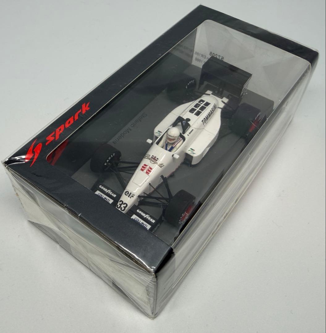 希少　スパーク 1/43 ユーロブルン ER188 フランスGP 1988 スパーク 1/43 ユーロブルン ER188 1988 F1 フランスGP #33 S.モデナ