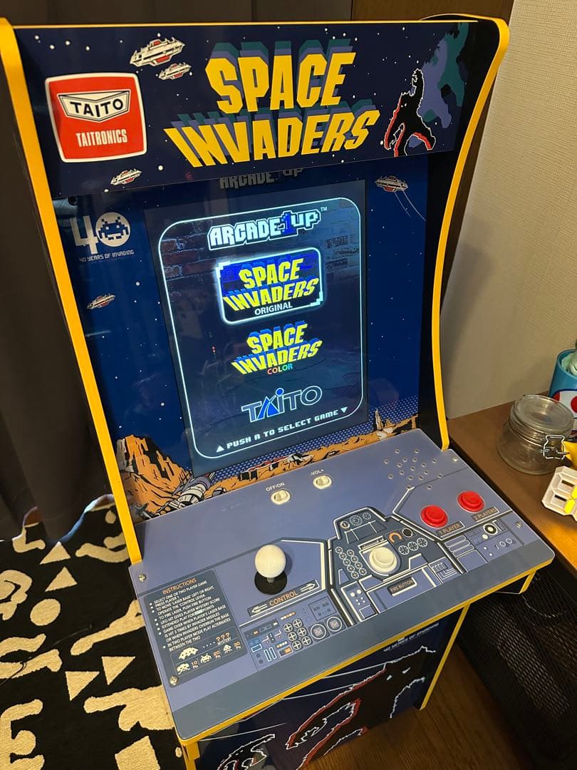 ARCADE1UP スペースインベーダー 40周年記念モデル RARE!! Arcade1Up Space Invaders Arcade Machine NEW IN BOX - SEALED
